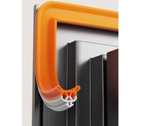 Barra meteorológica autoadhesiva para ventanas, Aislamiento acústico for puertas y ventanas. Burletes autoadhesivos. Varios tamaños(20m/65.6ft,S)