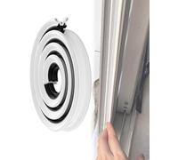 Barra meteorológica autoadhesiva para ventanas, Burletes autoadhesivos for puertas y ventanas, multicolor, de 4 a 20 m(Black,20m/65.6ft)