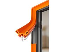 Barra meteorológica autoadhesiva para ventanas, Cinta aislante autoadhesiva for puertas y ventanas, burletes, varios tamaños(16m/52.5ft,S)