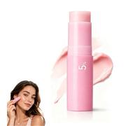 Barra Multi-Bálsamo con Volumen de Colágeno Rosa, Bálsamo Coreano Hidratante Facial, Barra de Colágeno Antiarrubas para Ojos, Cuello, Frente, Líneas de Expresión y Labios