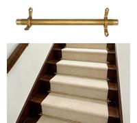 Barra Para Alfombra De Escalera,Peldaños Escalera Poste Fijo,Alfombras Fijas Para Escaleras,Elegantes Varillas Para Fijar La Alfombra De La Escalera(10 pcs,102cm/40in)