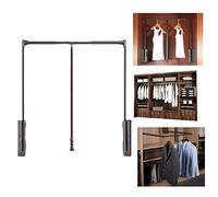 Barra para armario abatible, Pull Down Rod System Clothing Rail Closet Rod, for Wardrobe Bedroom Closet,