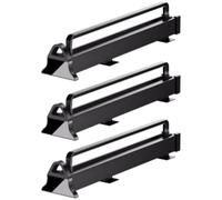 Barra Para Colgar En Armario Abatible, Barra Deslizante Extensible, Gran Capacidad De Carga, Sistema Silencioso De Doble Guía(3-pack,31cm/12.2in)
