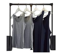 Barra para colgar en armario, Clothing Rail Closet Rod for Wardrobe Bedroom Closet Space Saving