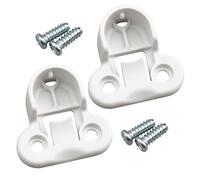 Barra para colgar ropa 130527 compatible con IKEA KOMPLEMENT PAX repuesto para armario soporte Blanco (2 piezas)