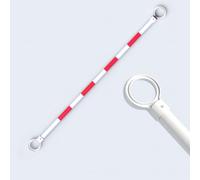 barra para conos de tráfico Barreras De Seguridad Reflectantes De 200 Cm Y 300 Cm De Longitud, Barrera De Cono De Tráfico Extensible Para Noche/niebla/lluvia(12PCS,L 200CM/6.6FT)