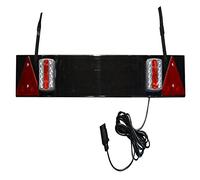 JBM 52838 - Barra para remolque, 2 pilotos LED (1020 x 140 mm)