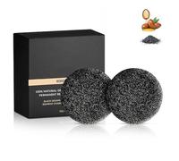 Barra para revertir las canas, jabón negro natural para oscurecer el cabello y la barba, limpia en profundidad y nutre el cuero cabelludo para hombres y mujeres,2pcs