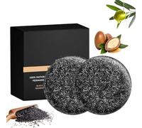 Barra para Revertir las Canas para Hombres, Jabón Oscurecedor Natural, Barra para Revertir las Canas, Limpia el Cuero Cabelludo y Reduce las Canas, Champú Anticanas