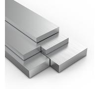 Barra plana cuadrada de aluminio 6061, de 1 a 3 mm de grosor y 500 mm de longitud, de metal sólido for construcción industrial.(1 * 10mm)