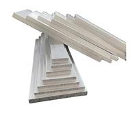 Barra plana cuadrada de aluminio, Barra plana de aluminio 6061 6 mm x (20-100) (100-300)(6x80x150mm 1pc)