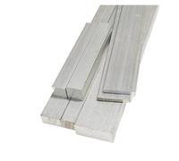 Barra plana cuadrada de aluminio, Placa de barra plana aleación aluminio 6061, hoja varilla, tamaños múltiples, paquete 117 CNC(6x12mm 2pcs)