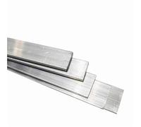 Barra plana de aleación aluminio, barra cuadrada sólida, tira chapa metálica for bricolaje Para Manualidades y Bricolaje(300.0mm,12x12mm 1pcs)