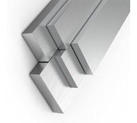 Barra plana de aluminio 6061 de varios tamaños, de 1 a 3 mm de espesor y 500 mm de longitud, de metal sólido for construcción industrial.(1x10mm)