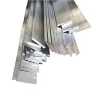Barra plana de aluminio fino al por mayor, listón de hoja de aluminio 6061, Material DIY, piezas de modelo, marco de Metal for coche(3x100x490mm 2pc)