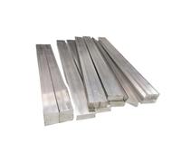 Barra plana de aluminio, placa varilla cuadrada aleación 6061 for bricolaje, mecanizado y construcción(25x25x200mm)