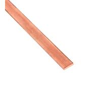 Barra plana de cobre de 500 mm de largo y 20 mm de ancho. Placa de metal de cobre puro, ideal for decoración arquitectónica y proyectos de bricolaje.(0.5x20x500mm)