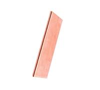 Barra plana de cobre puro T2, 4 pulgadas de longitud, tira de cobre, placa de metal, excelente conductividad, material Cu, 1 pieza(4x40x100mm)