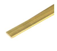 Barra plana de latón H59, tira de fiIa, varilla cuadrada, lámina de latón macizo, fácil de mecanizar for productos artesanales, 1 pieza(250X6X10MM)