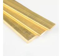 Barra plana de latón, lámina de latón macizo de Metal, varilla plana cuadrada de latón for fabricante de modelos, Material artesanal, espesor de 5mm(5 * 25 * 500mm)