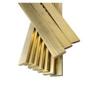 Barra plana de latón, placa, tira de fila, espesor 3,0 mm, 4 mm, 5 mm, 6 mm, 8 mm, 10 mm, 12 mm, 15 mm, 20 mm, varilla cuadrada, lámina de latón macizo para aplicaciones industriales(Length 500mm 1pc,