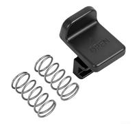 Barra plegable para scooter eléctrico, 12 x 8 x 3 cm, material PP, clip de resorte de torsión, palanca de liberación rápida, mecanismo de bloqueo seguro para desplazamientos al aire libre