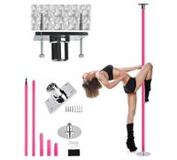Barra Pole Dance Poste de Baile Permanente de Silicona Premium, Barra de Baile Independiente para Techos Altos, Barra de Stripper de 7,5 a 12,3 Pies para Entrenamiento de Cuerpo Completo ( Color : 2.3