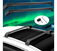 Barra PortáTil 2 Barras Transversales De Techo para HRV HR-V 2015-2021 De Aleación De Aluminio con Cerradura Baca Portaequipajes De Coche(Negro)