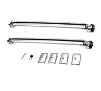 Barra PortáTil Barras Transversales Universales De Aluminio para Benz para GLB X247 2020-2025 Ideales Camping Viajes Y Carga Baca Portaequipajes De Coche(Plata)