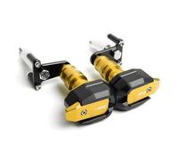 Barra Protectora Anticaídas para Motocicleta, Topes Laterales Anticaída para para Z400 para Ninja 400 2018-2023 Protector Anticolisión Chasis(Oro)