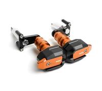 Barra Protectora Anticaídas para Motocicleta, Topes Laterales Anticaída para para Z400 para Ninja 400 2018-2023 Protector Anticolisión Chasis(Naranja)