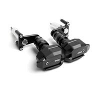 Barra Protectora Anticaídas para Motocicleta, Topes Laterales Anticaída para para Z400 para Ninja 400 2018-2023 Protector Anticolisión Chasis(Negro)