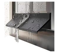 Barra Protectora autoadhesiva contra la Lluvia para Ventanas de Guillotina y Aleros: 5,5 cm de Ancho, 5 m de Largo, Bordes Flexibles para máxima protección contra daños por Agua.