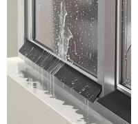 Barra protectora de goma, Self-Adhesive Rubber Weather Strip For Doors And Windows Black 4.5/5.5cm x 1-5m(4.5cm,5m(16.4ft))