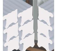 Barra protectora de goma, Self-Adhesive Rubber Window Rain Guard White Gray 300cm x 24mm 22mm 1-10 Pcs(A-9 Pcs)