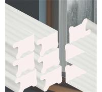 Barra protectora de goma, Self-Adhesive Rubber Window Rain Guard White Gray 300cm x 24mm 22mm 1-10 Pcs(B-9 Pcs)