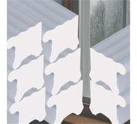 Barra protectora de goma, Self-Adhesive Rubber Window Rain Guard White Gray 300cm x 24mm 22mm 1-10 Pcs(A-8 Pcs)