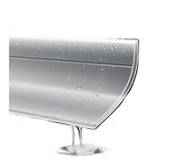 Barra protectora para el borde exterior de ventana Protector contra goteo de lluvia for puertas y ventanas autoadhesivo, 25-60 mm de ancho, multicolor, 2 unidades(5 Pcs,Width 60mm)