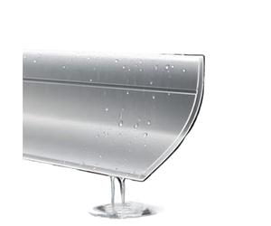 Barra protectora para el borde exterior de ventana Protector contra goteo de lluvia for puertas y ventanas autoadhesivo, 25-60 mm de ancho, multicolor, 2 unidades(10 Pcs,Width 35mm)