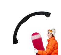 Barra protectora para Snowboard, banda de parachoques para Snowboard | Banda anticolisión curvada para | Protector de nariz de negro, funda de skate para jóvenes y principiantes