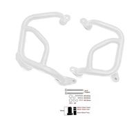 Barra Protectores Motos para F900XR F900R 2020-2023 Motocicleta Parachoques de Carretera Barra Choque protección para Motor Protector Modificado Barra Protectora(Lower Silver)