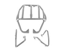 Barra Protectores Motos para G650GS Sertao 08-16 F650GS Dakar 1999-2008 Motocicleta Superior + Barra de Choque protección para Motor Protector Carretera Barra Protectora(Silver-1 Set)