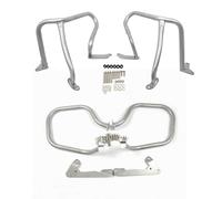 Barra Protectores Motos para R1250RT R 1250RT R1250 RT 2018-2024 Protector Motor Delantero y Trasero Motocicleta alforja Lateral Barra Choque Parachoques Barra Protectora(Sliver Full Set)