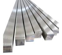 Barra Quadrata Solida Acciaio Inox 304, 1 Pezzo, Lunghezza 500 mm, Sezione 2-80 mm, Robusta per DIY, Ingranaggi & Assemblaggio Alberi(35x35mm)