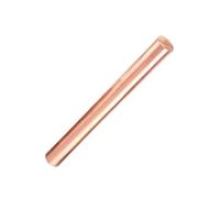 Barra redonda de cobre macizo, great for herramientas, ejes de motor, manualidades, maquetas de aviones, barcos y coches.(12x250mm)