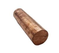 Barra redonda de cobre puro macizo for decoración del hogar, varilla circular T2 de cobre recto, 1 unidad.(300MM*22MM)