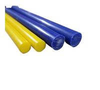 Barra Redonda De Nailon 3-5PC Nylon Rod 3-30mm Yellow Red Green White Black Stick Length 300 250 200mm(3PC Black 300mm,Diameter 3.0mm)