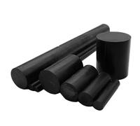 Barra Redonda De Nailon PA6 Pure Nylon Rods Wear Resistant Bar Black Solid Rod Billet Spacer Various Sizes 5mm ~ 300mm(Length 100mm,170mm 1pc)