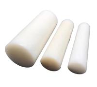 Barra Redonda De Nailon Pure Nylon Rods Wear Resistant Bar For Machining Black Diameter 3mm To 55mm(White Length 250mm,6mm 200pcs)