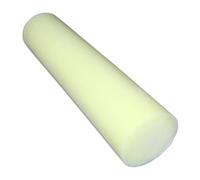 Barra redonda de plástico de nailon Rod redondo plástico sólido de nylon amarillo beige 80-100mmx500m m for los componentes que trabajan a máquina(Diameter 85mm)